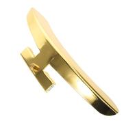 TINEASUR Golden Banjo Armrest with Single Leg Design, Iron Material for Stylish Appearance and Edge Protection, Universal Replacement Accessory Suitable for Resonator Banjo and Ukulele