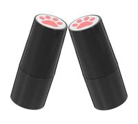 TINEASUR Golf Ball Marker Stamp Tool Reusable for Golf Learners 2pcs Pp Stamper with Red Ink Convenient to Use Suitable for Home and Classroom