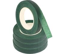 TINEASUR Green Floral Tape Stem Wraps for Bouquet Stem Wrapping 4pcs Stretchy Paper Florist Tape Convenient to Use for Artificial Flower Arranging and Crafts