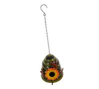 TINEASUR Hanging Bird Nesting Box Decorative Bee House for Garden Outdoor Birdwatchers