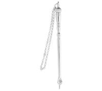 TINEASUR Jewish Torah Pointer Silver Metal Yad Finger Bible Reading Tool for Bar Mitzvah Adult 17cm Precise Hand Pointer for Synagogue and Home Use