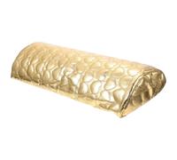 TINEASUR Love-heart Nail Art Hand Pillow for Home DIY and Professional Salons Pu Material with Golden Colour Relieves Hand and Wrist Fatigue