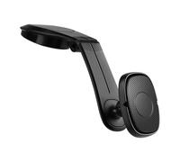TINEASUR Magnetic Car Phone Holder for Driving with Convenient Installation and Excellent Smartphone Support, Black Metal and Magnet Material Compatible with Most Vehicles