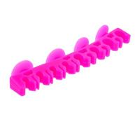 TINEASUR Makeup Brush Organizer Rack Cosmetic Brush Storage Rack Silicone Multi-slot Structure Neat Storage Air Dry Simple Appearance Suction Cup for Window and Drawer