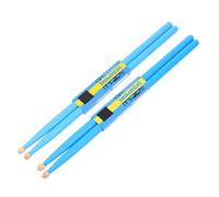 TINEASUR Maple Wood Drumsticks 5a Blue 4pcs Percussion Instrument Sticks Drum Accessories for Electric and Acoustic Drums