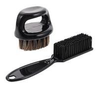 TINEASUR Men’s Barber Brush Set Plastic Neck Duster Hair Styling Grooming Tool Removes Hair Clippings and Oil Residues for Expert Use