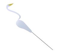 TINEASUR Metal Flamingo Decoration Garden Ground Flamingo Stake Ornament Metal Stake Decoration Outdoor Garden Animal Sign
