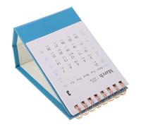 TINEASUR Mini Desk Calendar Spiral Flip Tabletop Calendar Thick Stable Material Home Office Classroom Monthly Planner for Scheduling and Daily Tracking