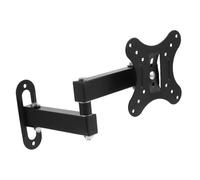 TINEASUR Monitor Wall Mount TV Screen Bracket Retractable Swivel Tilt Adjustable 14-24 Inch Floating TV Stand Wall Mounted for Home Office