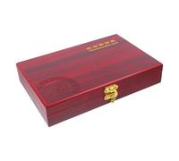 TINEASUR Multifunction Collection Case Coin Holder Wood Container 6.5x6.5x3.5inch Easy to Open and Close Long-Serving Life Coin Collecting