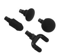 TINEASUR Muscle Gun Massager Attachments 4pcs Silicone Replacement Heads for Athletes, Portable Adapter Suitable for Deep Tissue Percussion Massage on Body Muscles