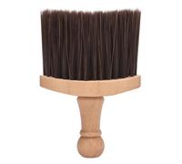 TINEASUR Neck Duster Brush and Comfortable Grip Portable Size and Solid Wood Handle with Soft Nylon Bristles for Hair and Beard Cleaning for Men in Hairdressing Salons Or Travel
