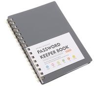 TINEASUR Password Secure Website Login Management with Coiled Notebook Colorful Alphabetical Tabs Practical A6 Password Organizer Made of Pp and Paper for