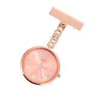 TINEASUR Pendant and Alloy and Glass Material Watch with View Dial and Clasp on Clothes Key Shape Design Nurse for Clinic Staff for Suitable for Paramedics and Girls Paramedics Girls