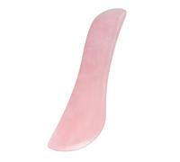 TINEASUR Pink Crystal Gua Sha Scraping Board, Facial Massage Tool for Women, S Shape Composite Crystal Massager for Skin Nourishment and Pain Relief, Spa Face Care