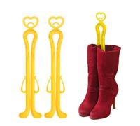 TINEASUR Plastic Boot Stretcher Hangers with Sturdy Hard Plastic Material Two Side Clips and 4 Pcs Simple and Practical Design for Shoe Storage Random Color for Long Boots