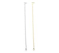 TINEASUR Pocket Watch Chain British Style Metal Retro Antique 2pcs Clothing Chain Accessory Classic or Wedding Anniversary