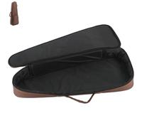 TINEASUR Portable Ukulele Storage Pouch for 23 Inch Ukulele with Water-resistant Oxford Cloth and Cotton Material, Suitable for Travel and Performing, Simple and Fashionable Design Brown