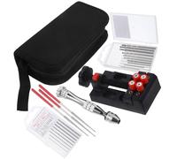 TINEASUR Precision Hobby Tool Pin Vise Hand Drill Set Aluminum Alloy with Grooved Grip for Efficient Drilling Random Color on Wood and PVC for Model Making and Craftwork