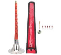 TINEASUR Professional Suona Instrument for Beginners Lightweight Craft Wind Instrument with D Key Reed and Air Valve for Practice Teaching and Stage Performance Random Color
