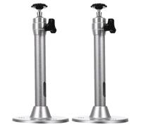 TINEASUR Projector Ceiling Mount Bracket and Rust-resistant Finish 2pcs Aluminum Alloy with Adjustable Angle Silver Wall Projector Stand for Camera in Home Or Office