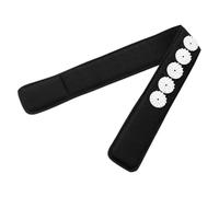 TINEASUR Reusable Acupressure Headband and Stress Relief for Yoga Sessions Black Scalp Massager Made from Abs and Polyester for Comfortable Neck Massage and On-the-go Relaxation