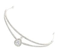 TINEASUR Rhinestone Tiara for Women Sparkly Bridal Crown for Weddings and Birthdays Headband Stunning Paved Rhinestones Comfortable Design for Bride and Party Decorations