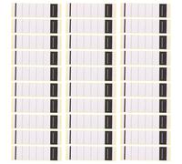 TINEASUR Self-Adhesive Binder Spine Label Stickers Writable Paper Labels 50 Pcs White with Versatile Application and Organise Documents for Office and Archive Use to Fit Most File Folders