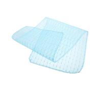 TINEASUR Sky-Blue Korean Exfoliating Nylon Washcloth for Shower Soft Long Strip Body Scrubber for Gentle Cleansing Massaging and Dead Skin Removal Multipurpose Back Scrubber for Men and