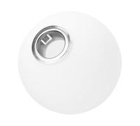 TINEASUR Spherical Frosted Glass Lampshade Replacement, Easy to Install and Replace, Vintage Style White Glass Lamp Shade for Coffee Shop and Park Lighting