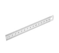 TINEASUR Stainless Steel Guitar Action Gauge 15cm 6-inch Portable Metric Ruler for Precise String Height Measurement Essential Tool for Acoustic and Electric Guitar Setup