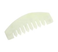TINEASUR Sturdy Jade Massage Comb Hair Brush Scalp Massager with Wide Teeth for Preventing Static Damage and Relaxing Scalp, for Daily Hair Care and Stress Relief