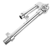 TINEASUR Tom Drum Mount Bracket Zinc Alloy Silver Secure Drum Prevent Slipping Percussion Instrument Part for Stage and Home Use Professional Drummers