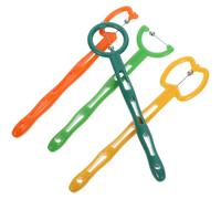 TINEASUR Tongue Muscle Exerciser 4pcs Plastic Oral Development Trainer for Oral Muscle Function Improvement and Speech Communication