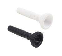 TINEASUR Trumpet Mouthpiece Replacement Set with Easy to Play Design and Good Air Tightness 2pcs Made of Sturdy Abs Material Random Random Color for Festive Beer Season Musical Instrument Accessories