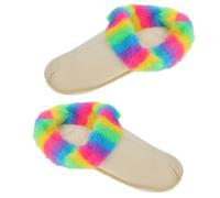 TINEASUR Unisex Furry Clog Shoe Liners for Cold Weather Plush Warm Slipper Inserts with Cushioned Cuff Breathable Moisture-reducing Insoles for House Slippers Easy-Swap Winter Footwear