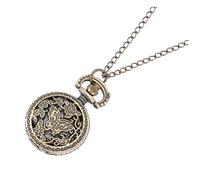 TINEASUR Vintage Hollow Filigree Butterfly Quartz Pocket Watch with Chain, Elegant Steampunk Style Men’s Pocket Watch Suitable for Daily Use and Special Occasions