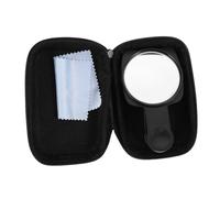 TINEASUR Vlog Selfie Mirror Phone Mount Led Warm Ring Light Mirror Clip Phone Wall Mount for Makeup Random Color