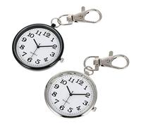 TINEASUR Watch, with Dial Keychain Large Quartz Movement Pocket Design Classic for Sturdy Suitable Use Nurses Healthcare Professionals for Everyday