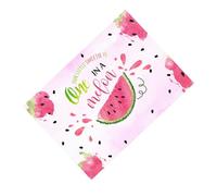 TINEASUR Watermelon Theme and Lightweight Material Birthday Photo Backdrop Cloth with Advanced Printing Technology Unique Pattern Design, Assorted Colour for Photo Booth and Pictures