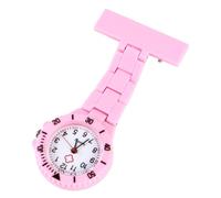 TINEASUR Women Clip Watch Stylish Solid Color Nursing Fob for Doctors Medical Staff Nursing Students Convenient Portable Design for Access