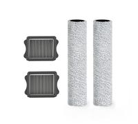 Tineco Replacement 2 Dry Filter & 2 Brush Roller for S9 Artist Pro, S9 Artist/ S7 Stretch/S6 Stretch Steam Series, S7 Artist, S7 Stretch Ultra, i5/i6 Stretch, Stretch S6, Switch i5/S6 Stretch Breeze