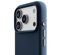 TineeOwl Case for iPhone 17 Pro - MagSafe Compatible, Aluminum Buttons, Camera Control & Rounded Action Button, Slim Textured TPU, Minimalist - DuneX Series Navy Blue
