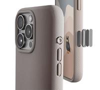 TineeOwl for iPhone 16 Pro Magnetic Case, [Covered Camera Control Button], Compatible with MagSafe, TPU, Minimalist, Slim/Thin, Grippy - Dune Series (Stone, iPhone 16 Pro)