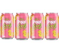 Ting Carbonated Juice Drink 4 x 330ml Can | Refreshing Citrus Soft Drink | Sparkling Caribbean Beverage (Pink)