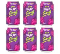 Ting Grape Drink 330ml | PACK OF 6 | Sparkling Soft Drink | Carbonated Grape Juice.