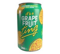 Ting Zesty Fruit Fizz Sparkling Grapefruit Drink, 24 x 330 ml