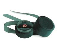 TINGFENG 1 Pcs Dark green Ring Bowknot Jewelry Box Earring Boxes Valentine's Day Birthday Gift for Women Mother Daughter (Dark green Box)