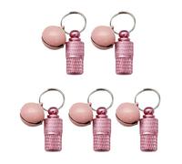 TingHaoO 10PCS Plated Brass Pet Label Holder With Bells For Dog Cats With Customizable Info AntiLost Security Pet Accessory Antilost Dog Collar Pendant