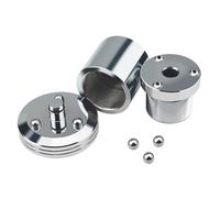 TingHaoO 1pc/2pcs/4pcs Silver Aluminum Alloy Loudspeaker Feet Nails Removable Slip Resistant Pad For Enhancing Sound Aluminum Alloy Feet